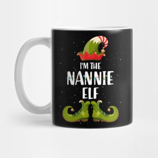 Im The Nannie Elf Christmas Mug